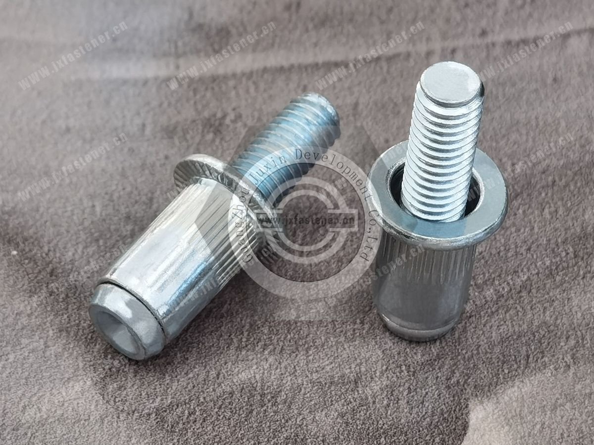 Flat Head Body Knurled Blind Rivet Studs Supply