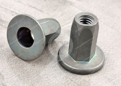 A blind rivet nut molding method, device and blind rivet nut with process for Ev automotive structural design manufacturing process industrial solutions A blind rivet nut molding method, device and blind rivet nut with process for Ev automotive structural design manufacturing process industrial solutions