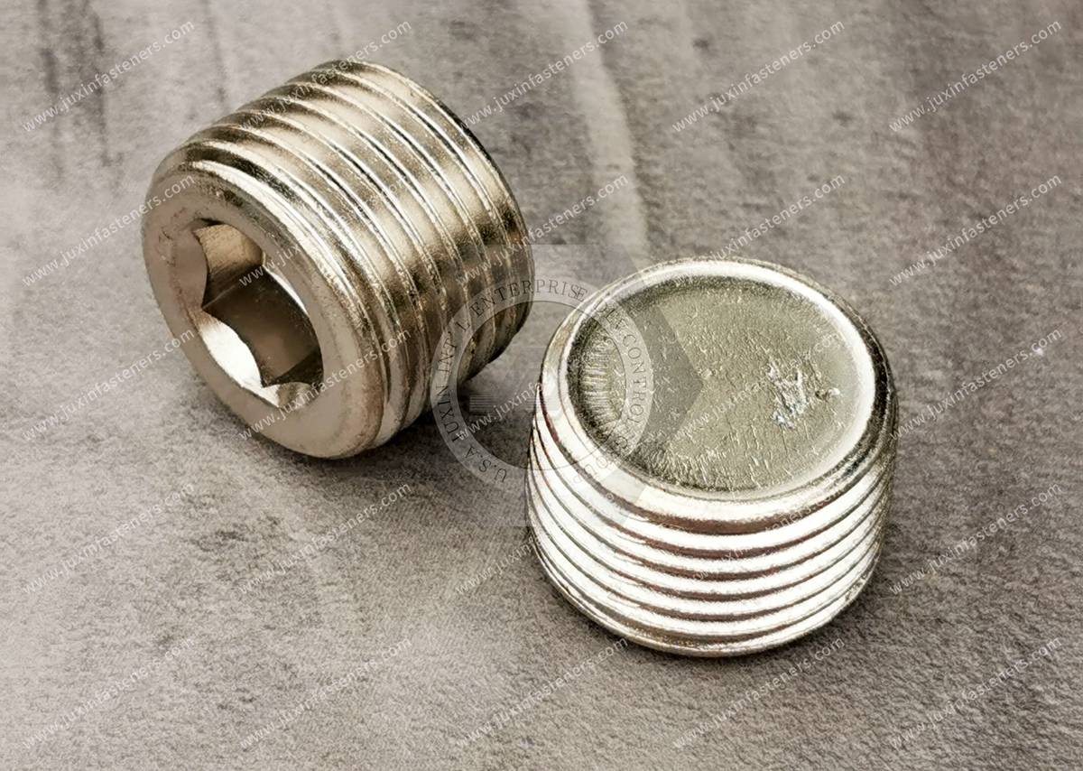 2-Pack M24 X 1.5mm Socket Pipe Plugs – High Tensile 12.9 Grade, Hex Throat Design