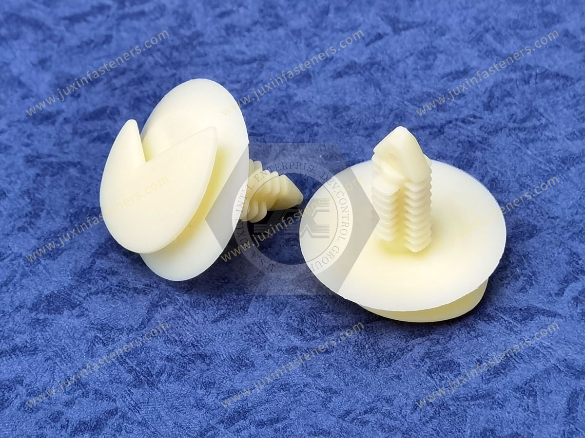 JX-13M05111 General Plastic Barbed Push Rivets Fasteners For Automotive