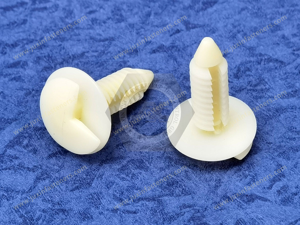 JX-13M05616 General Plastic Barbed Screw Rivets For Automotive
