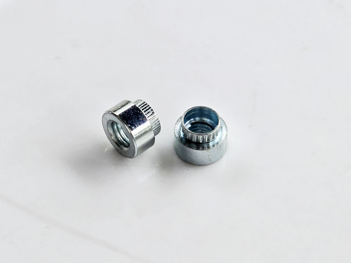 Knurled Round type Flare-in nuts