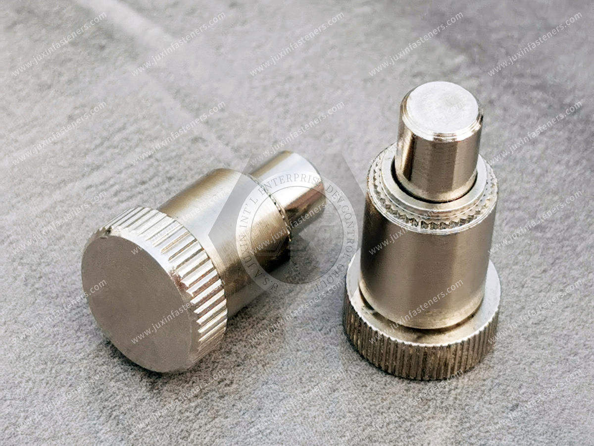 Captive Panel Screw, Screw Head, Spring-loaded, Flare Mount - Metric