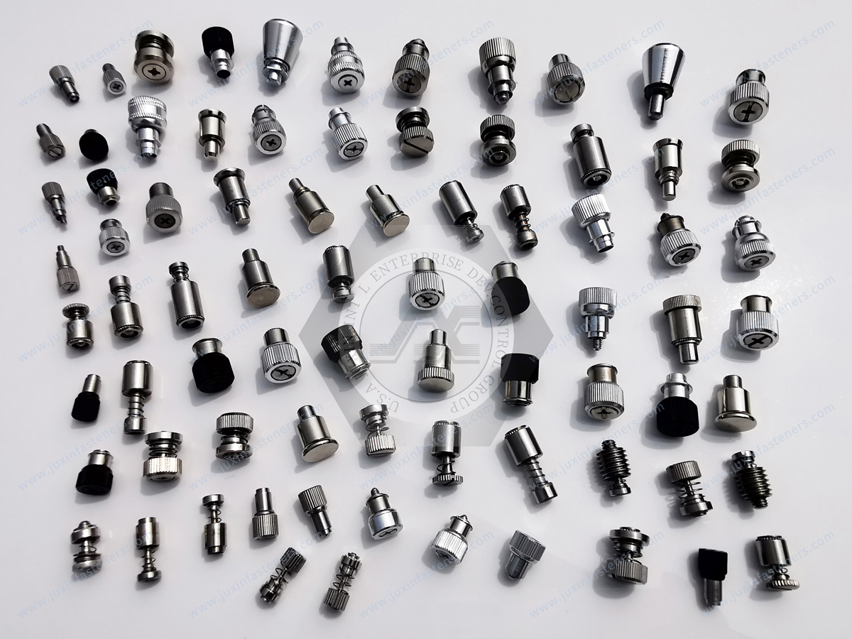 Captive Panel Screw, Screw Head, Spring-loaded, Flare Mount - Metric Type JX-PF7MF