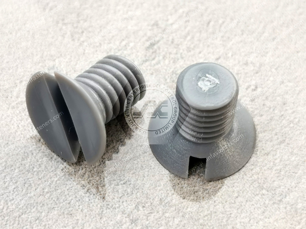 PVC Slotted Flat Head Screws