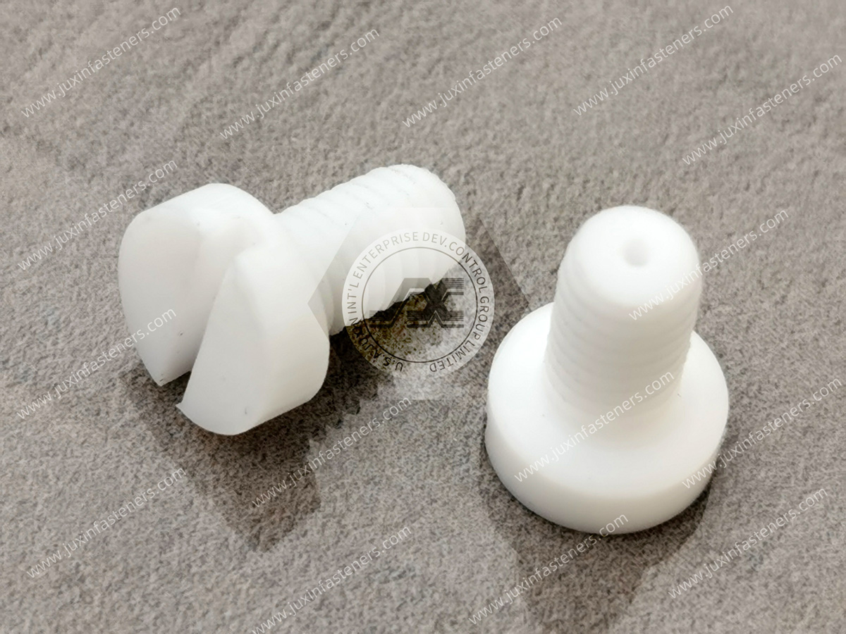 PTFE Narrow Cheese Head Slotted Screws