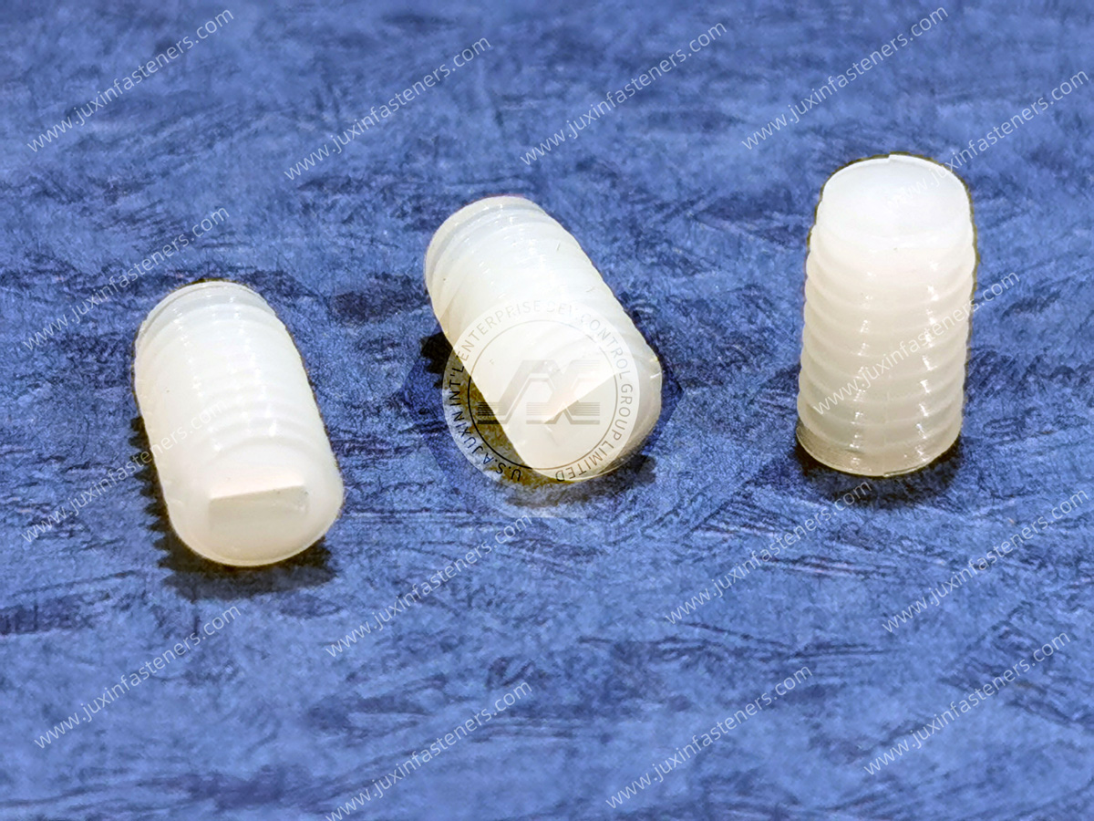 Plastic Nylon Flat-Tip Set Screws