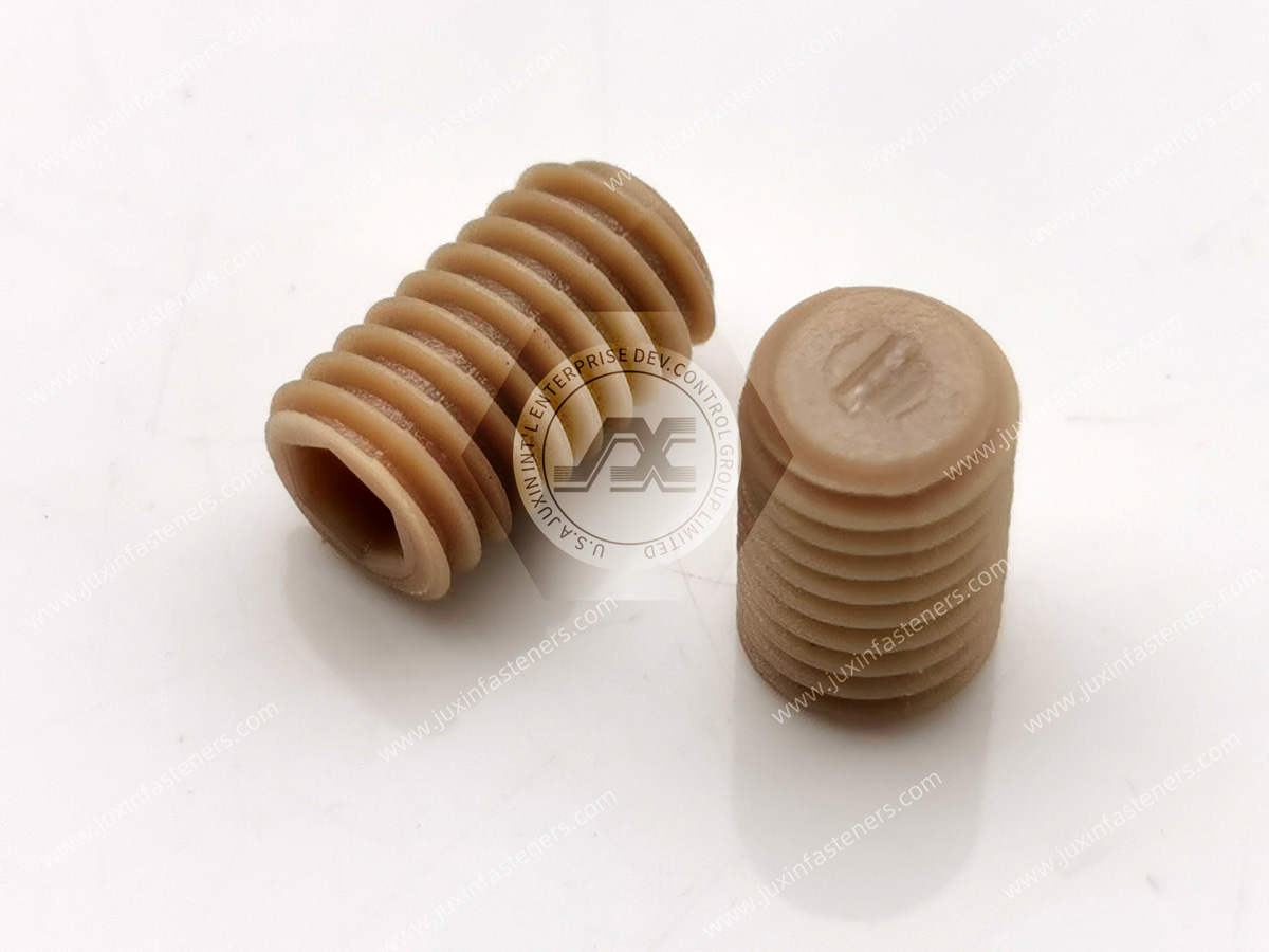 PEEK Flat-Tip Set Screws