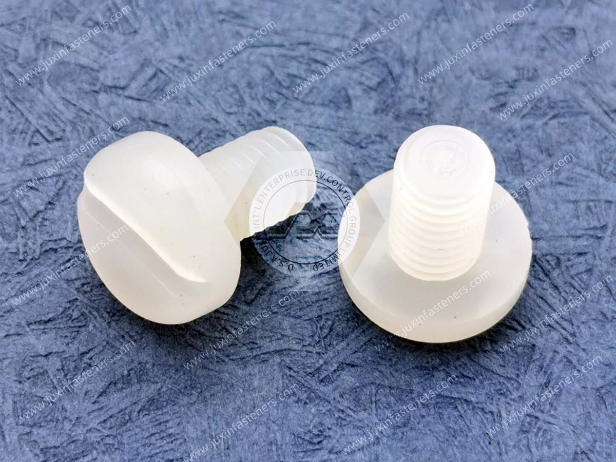 PVDF Pan Head Slotted Screws