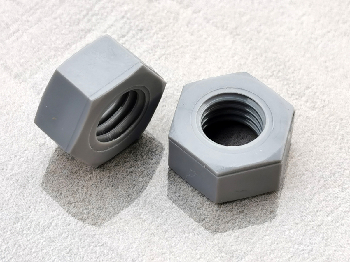 Chemical-Resistant Polyphenylene sulfide (PPS)Hexagonal Nuts