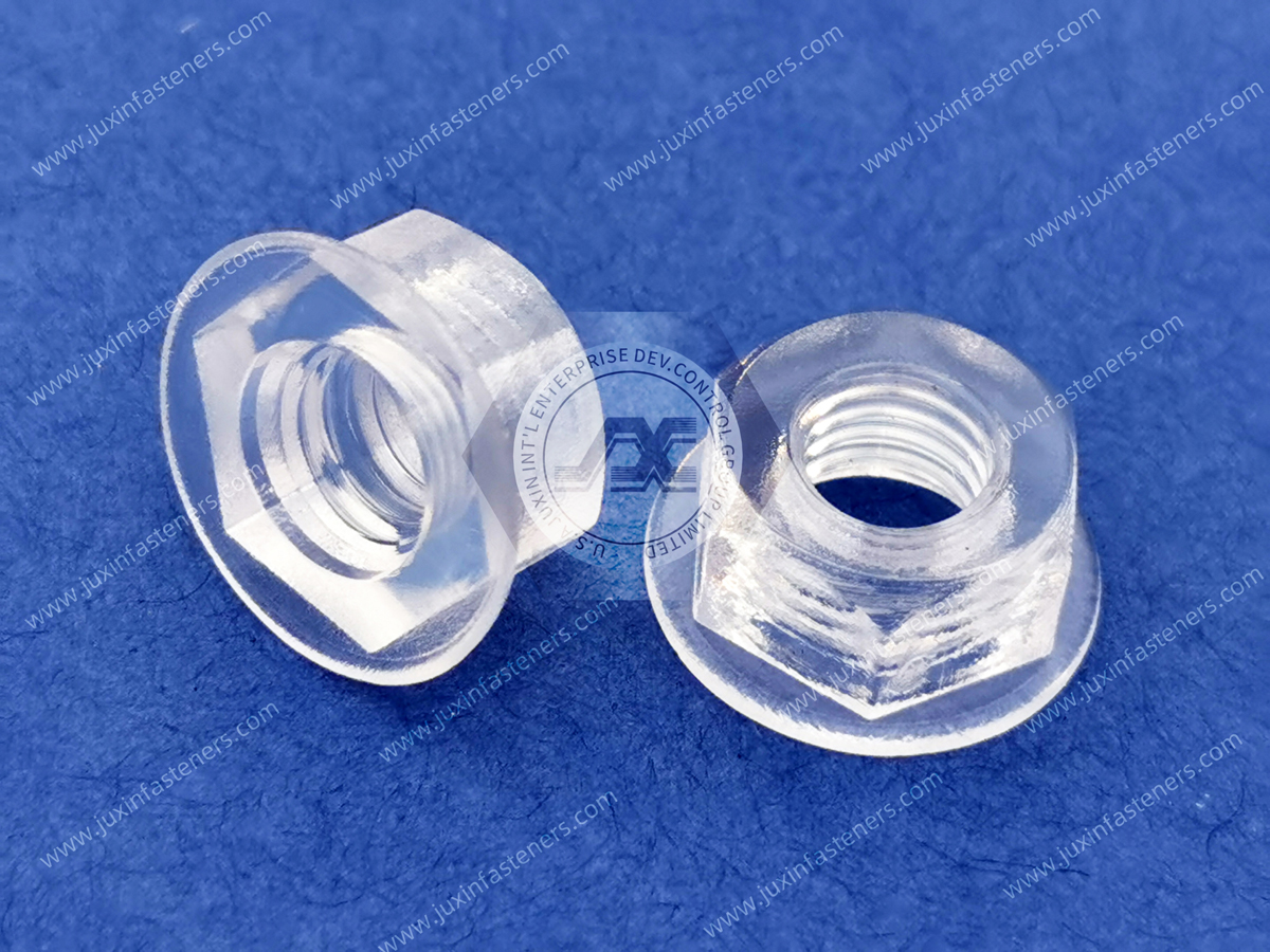 Metric Plastic PC Hexagon Flange Nuts