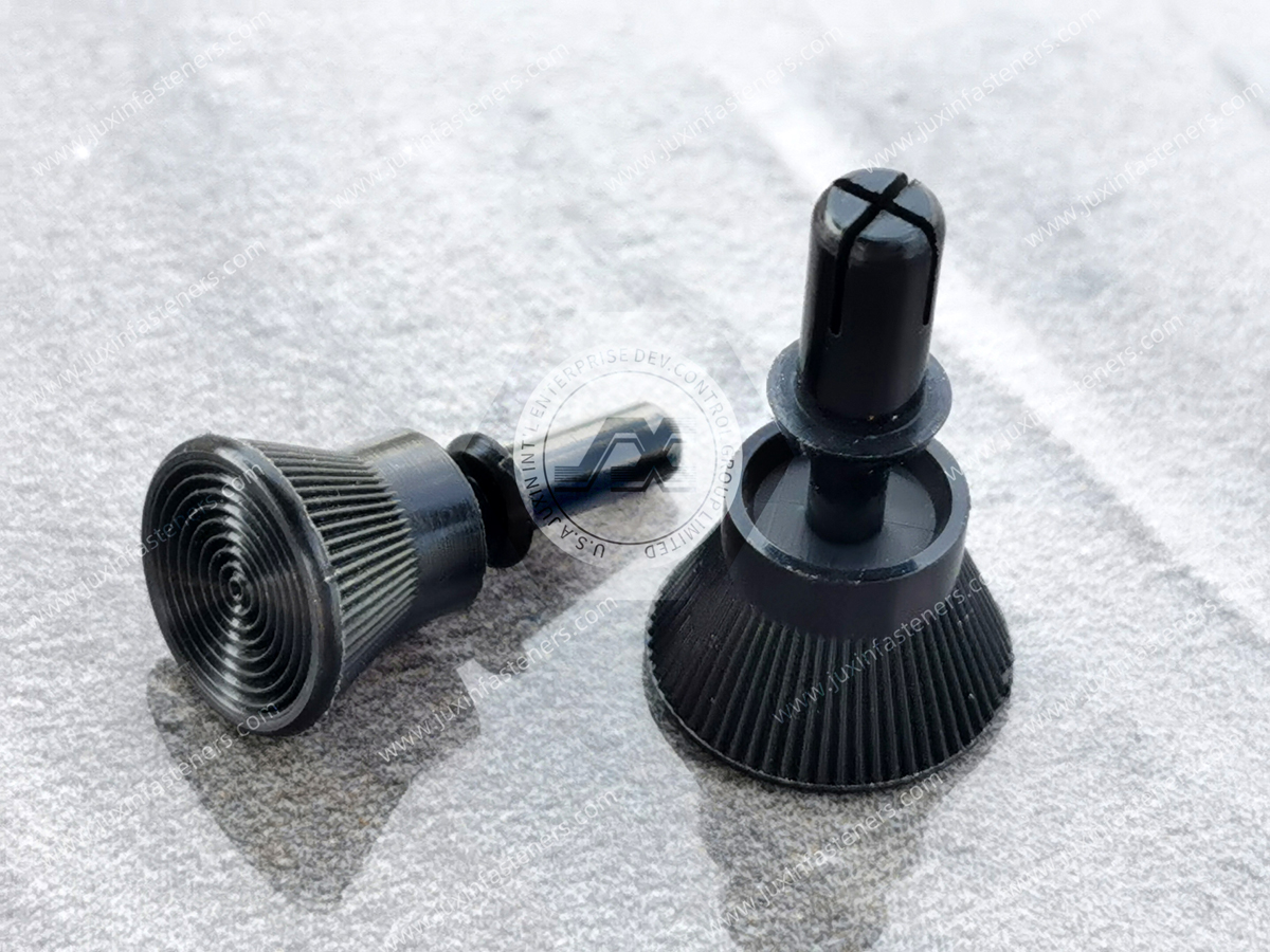 Black Snap Push-In Rivet, Releasable