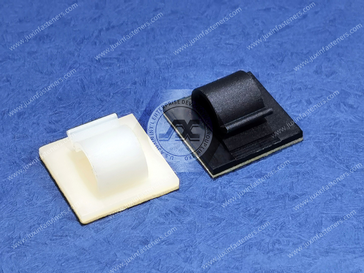 Nylon Clamp on Adhesive Base JX-WC-4