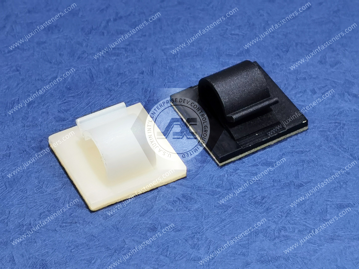 Nylon Style Clamp on Adhesive Base JX-WCL-1