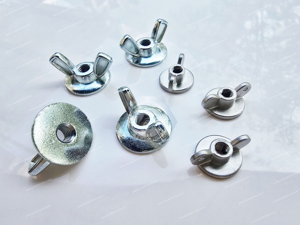 JX-DIN314 Brass Square wing butterfly nut