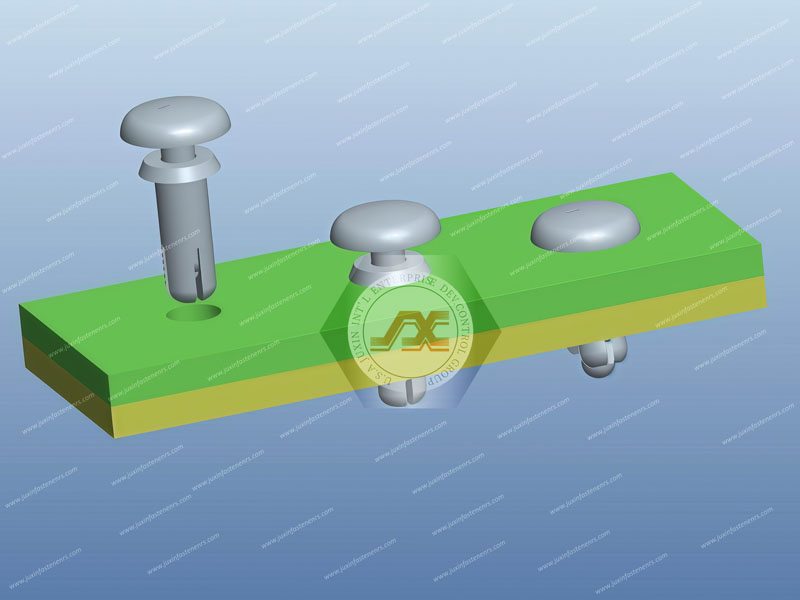 UL94 V0 Nylon Rivets for Medical Electronics