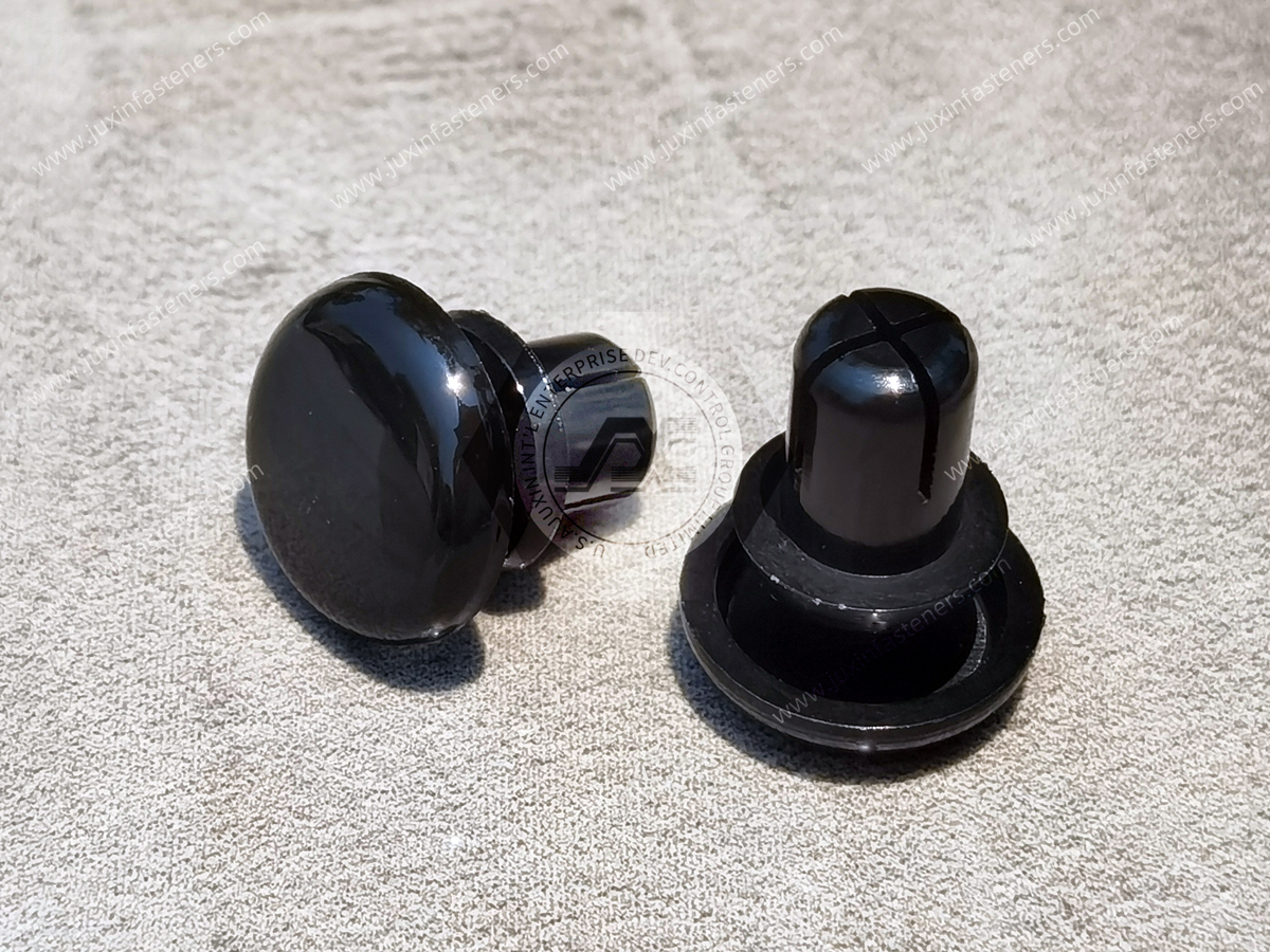 Black Push Snap Rivets JX-GR For Panel Black Push Snap Rivets JX-GR For Panel