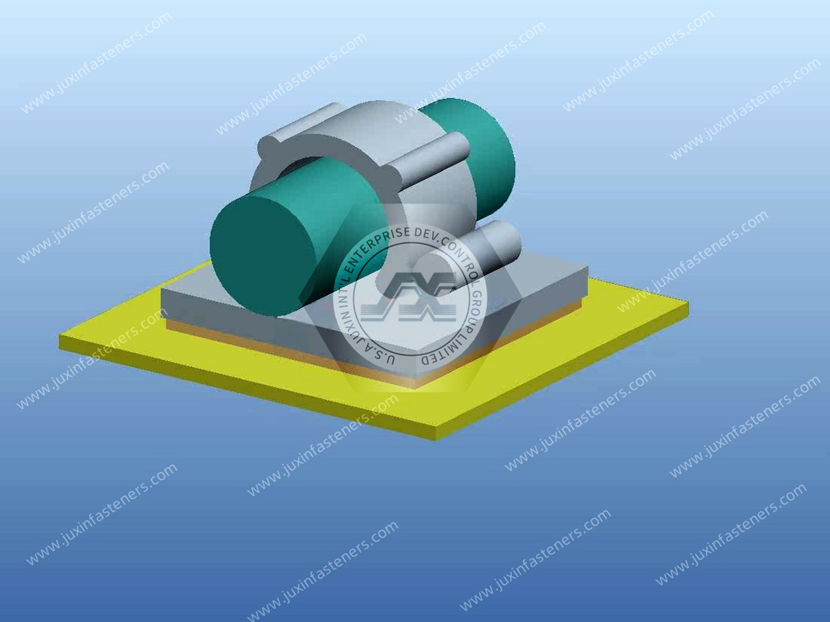 Micro Wire Saddle on Adhesive Base JX-GMWSB-3