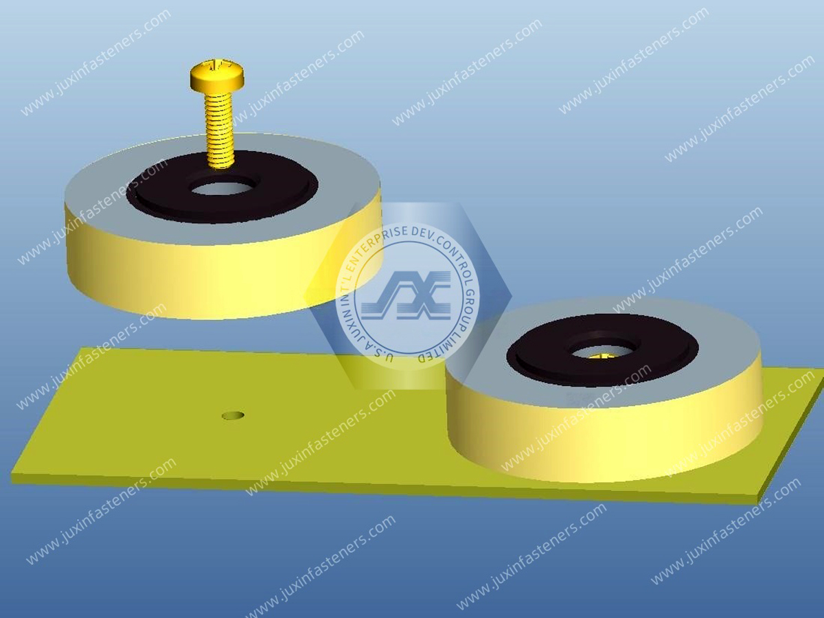 ABS Damping Feet JX-GRS-58H