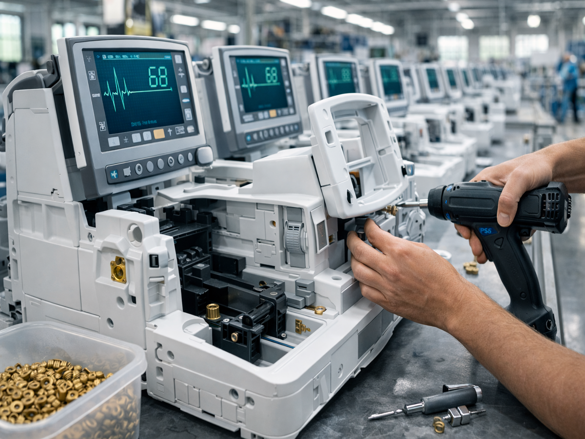 Thread Knurled Insert Nuts for Medical Device Plastic Components