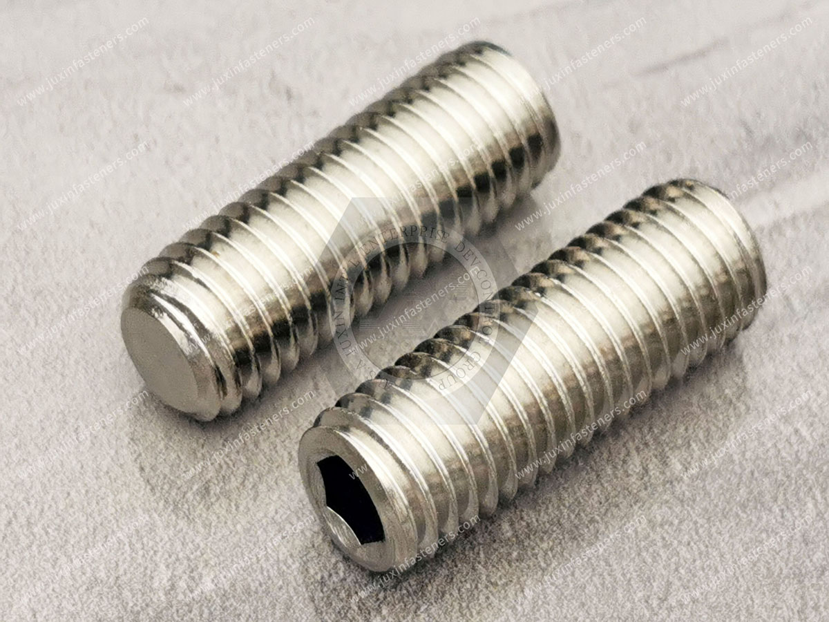 Stainless Steel Flat-Tip Set Screws | Surface Protection Fastening Solutions for Machinery