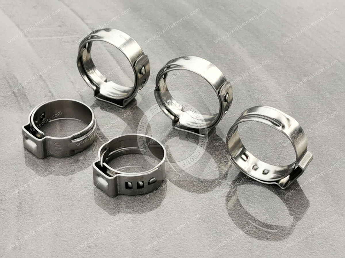 Pinch Clamps for Hard Plastic Tubing for Water | Stainless Steel PEX Ear Clamps for Plumbing Systems