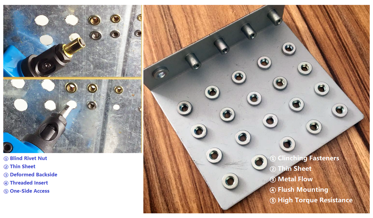 Blind Rivet Nuts vs Self-Clinching Fasteners: Which Fastening Solution Is Better for Thin Sheet Metal Assemblies?cid=96