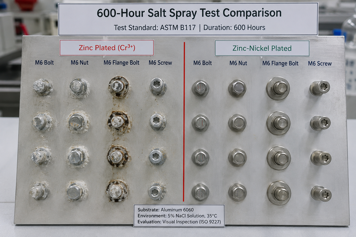 Why Zinc-Nickel Alloy Coatings Are Widely Used in New Energy Vehicle Fasteners Why Zinc-Nickel Alloy Coatings Are Widely Used in New Energy Vehicle Fasteners