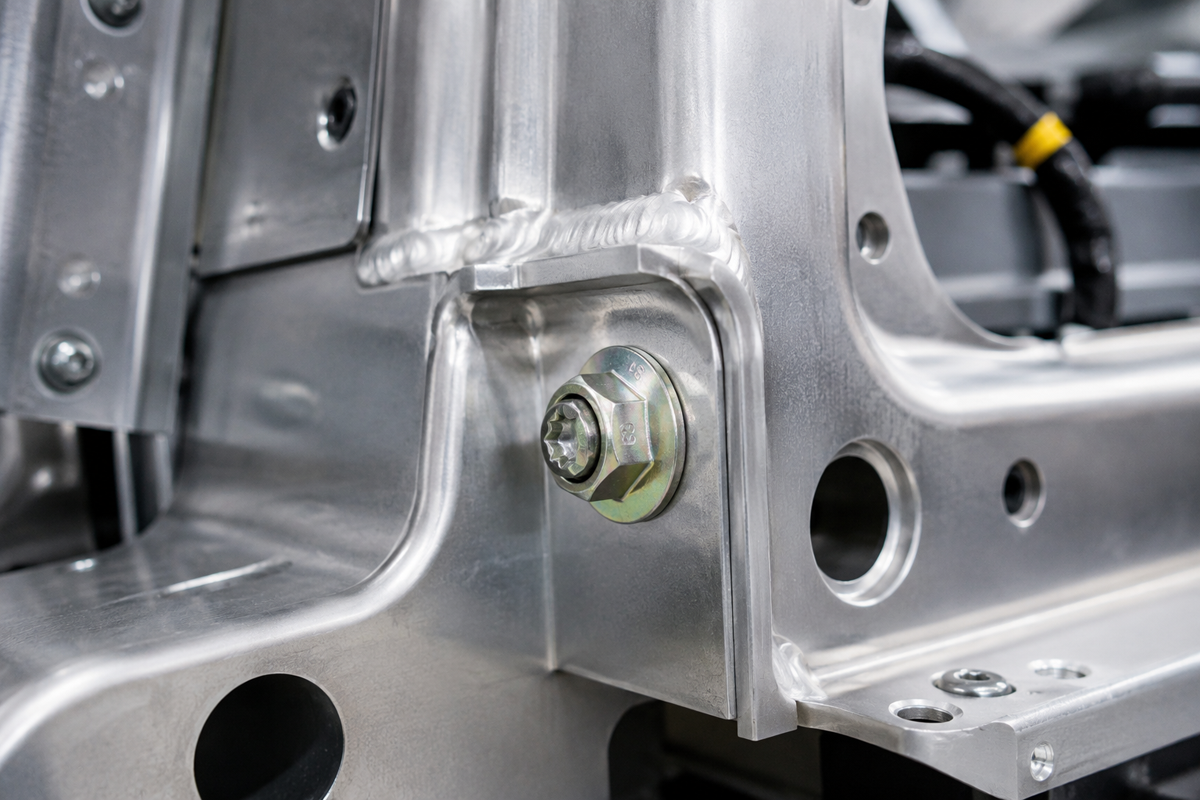 Zinc-Nickel Flange Bolt Series for EV Lightweight Structures