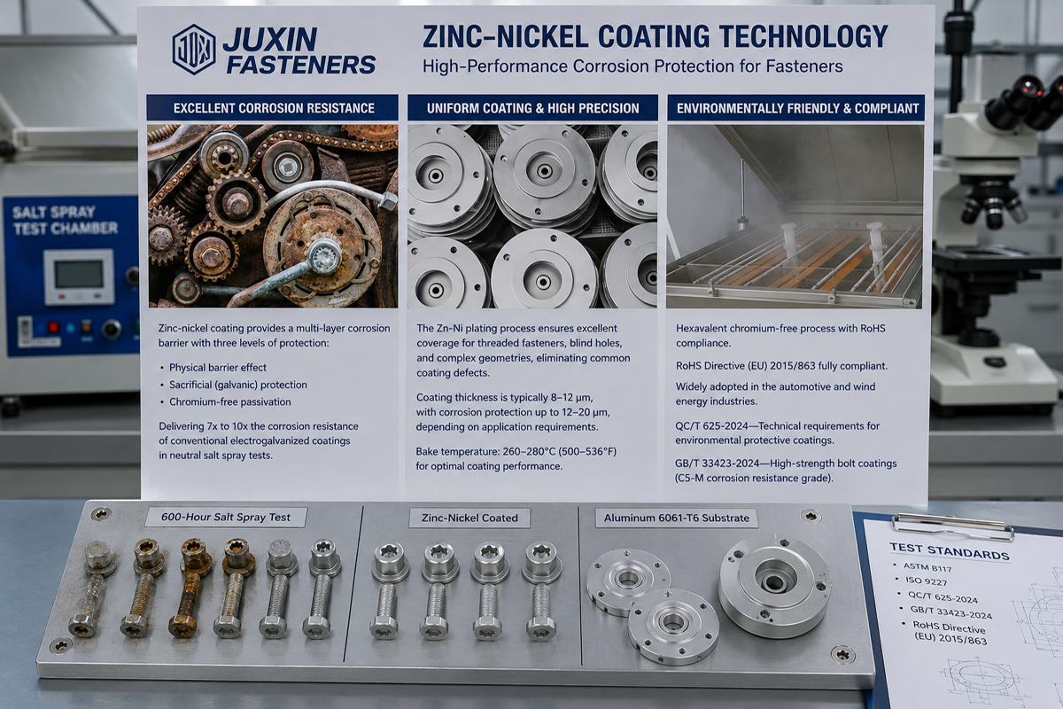 Zinc-Aluminum Coating Technology: A Chromium-Free Corrosion Protection Solution for High-Performance Fasteners Zinc-Aluminum Coating Technology: A Chromium-Free Corrosion Protection Solution for High-Performance Fasteners