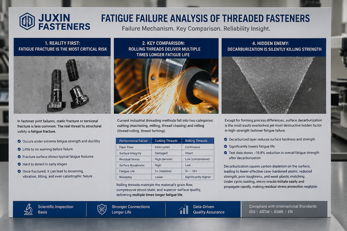 How the Thread Manufacturing Process Becomes the “Decisive Factor” in Bolt Fatigue Life How the Thread Manufacturing Process Becomes the “Decisive Factor” in Bolt Fatigue Life