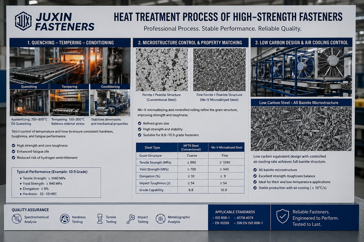 Cold Work Strengthened Non-Quenched and Tempered Steel: A Green Manufacturing Solution for High-Strength Fasteners Cold Work Strengthened Non-Quenched and Tempered Steel: A Green Manufacturing Solution for High-Strength Fasteners