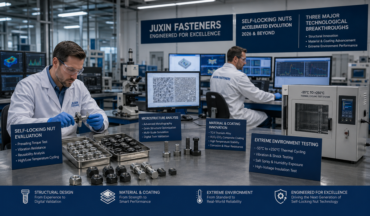 Advanced Evolution of Self-Locking Nuts: Deep Technical Analysis of Next-Generation Engineering Breakthroughs in ISO/DIN Fastening Systems