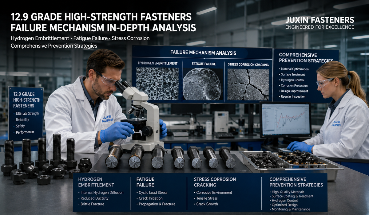 The Cost of a Single Bolt: Failure Mechanism Analysis and Engineering Solution for Grade 12.9 High-Strength Fasteners The Cost of a Single Bolt: Failure Mechanism Analysis and Engineering Solution for Grade 12.9 High-Strength Fasteners