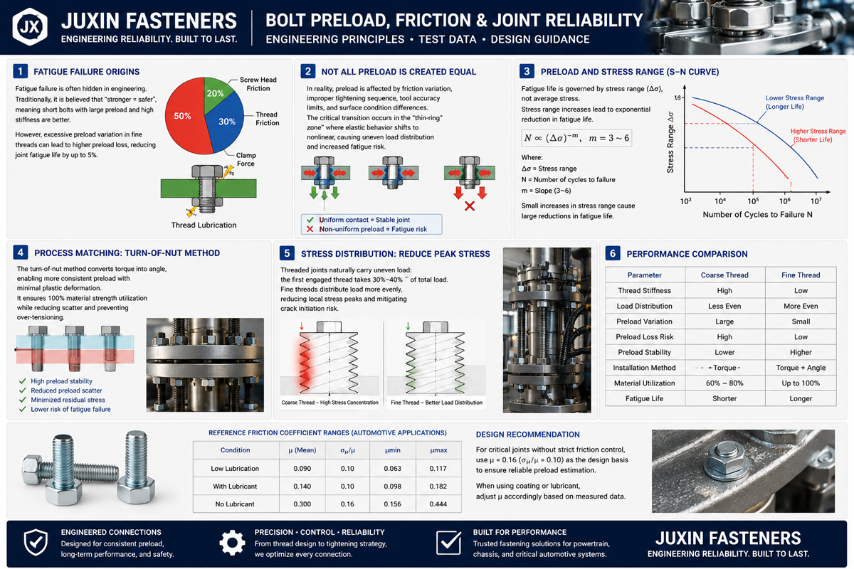 Why Slender Fasteners Exhibit Better Fatigue Resistance in Industrial Bolted Joint Design Why Slender Fasteners Exhibit Better Fatigue Resistance in Industrial Bolted Joint Design