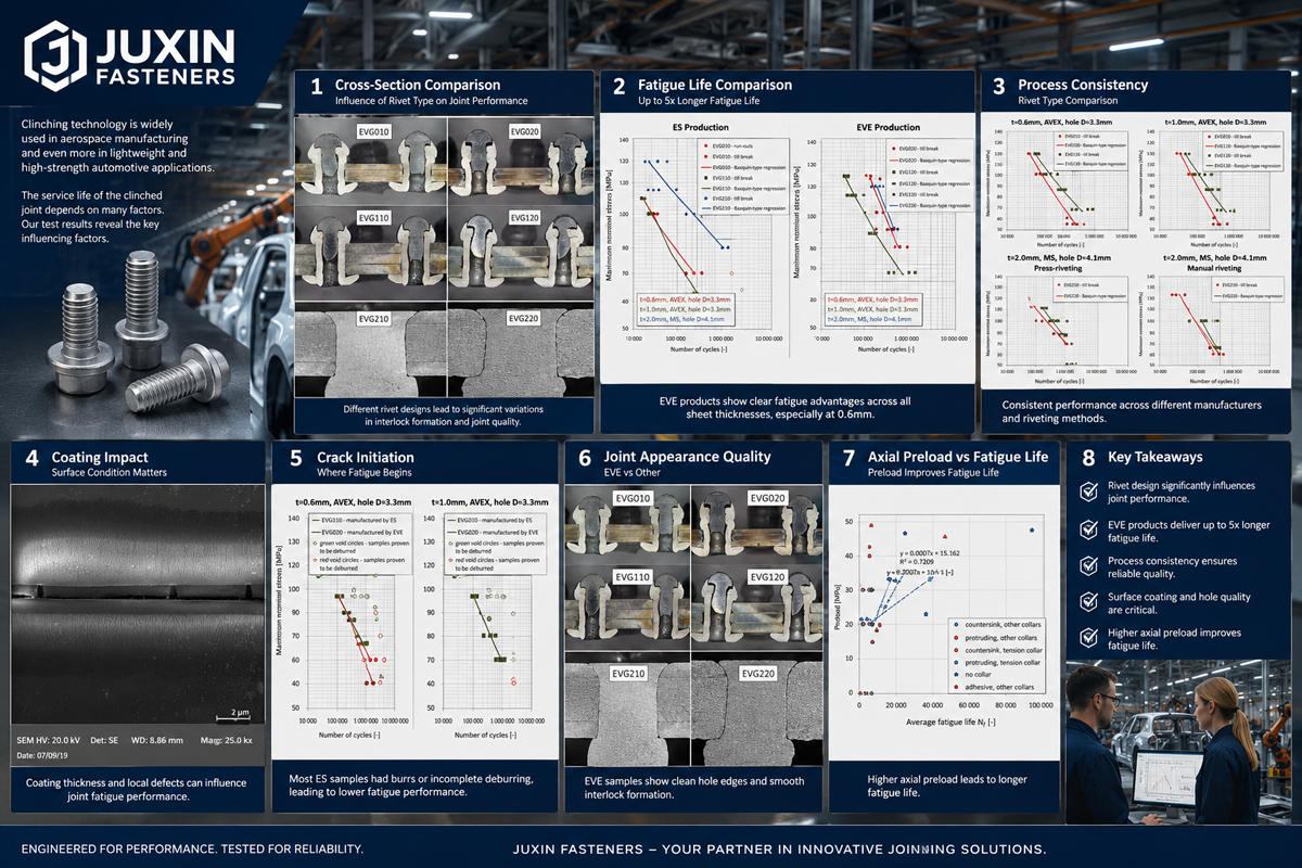 Why Riveted Fasteners Show Up to 5× Fatigue Life Difference Under the Same Design: A Manufacturing and Engineering Solution