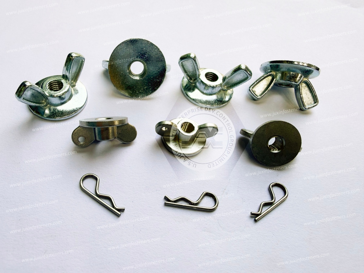Wing nuts edged wings fasteners for mechanical structural engineers' special design needs Wing nuts edged wings fasteners for mechanical structural engineers' special design needs
