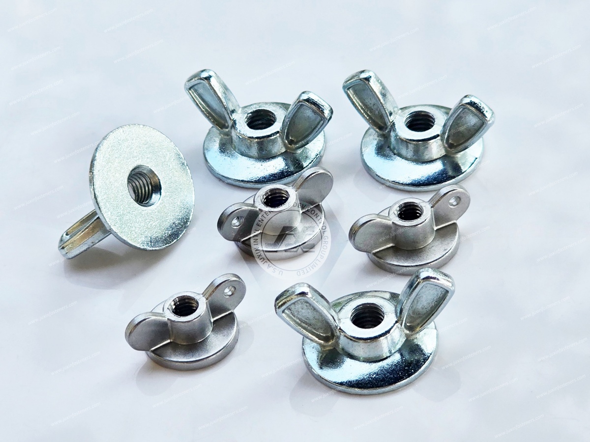Wing nuts edged wings fasteners for mechanical structural engineers' special design needs Wing nuts edged wings fasteners for mechanical structural engineers' special design needs