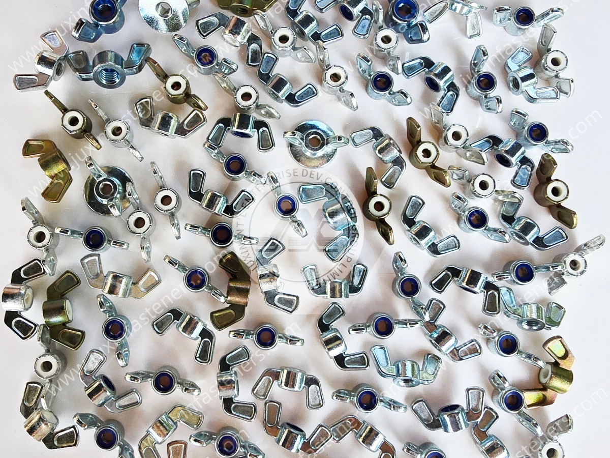 Wing nuts edged wings fasteners for mechanical structural engineers' special design needs Wing nuts edged wings fasteners for mechanical structural engineers' special design needs