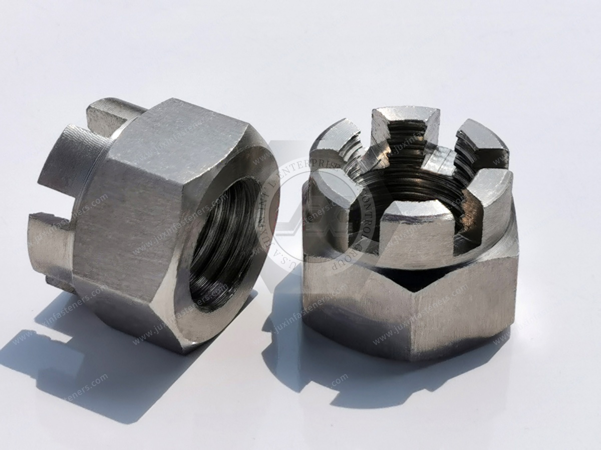 Slotted Nuts Manufacturer | ANSI B18.2.2 Castellated Nuts Supplier Slotted Nuts Manufacturer | ANSI B18.2.2 Castellated Nuts Supplier