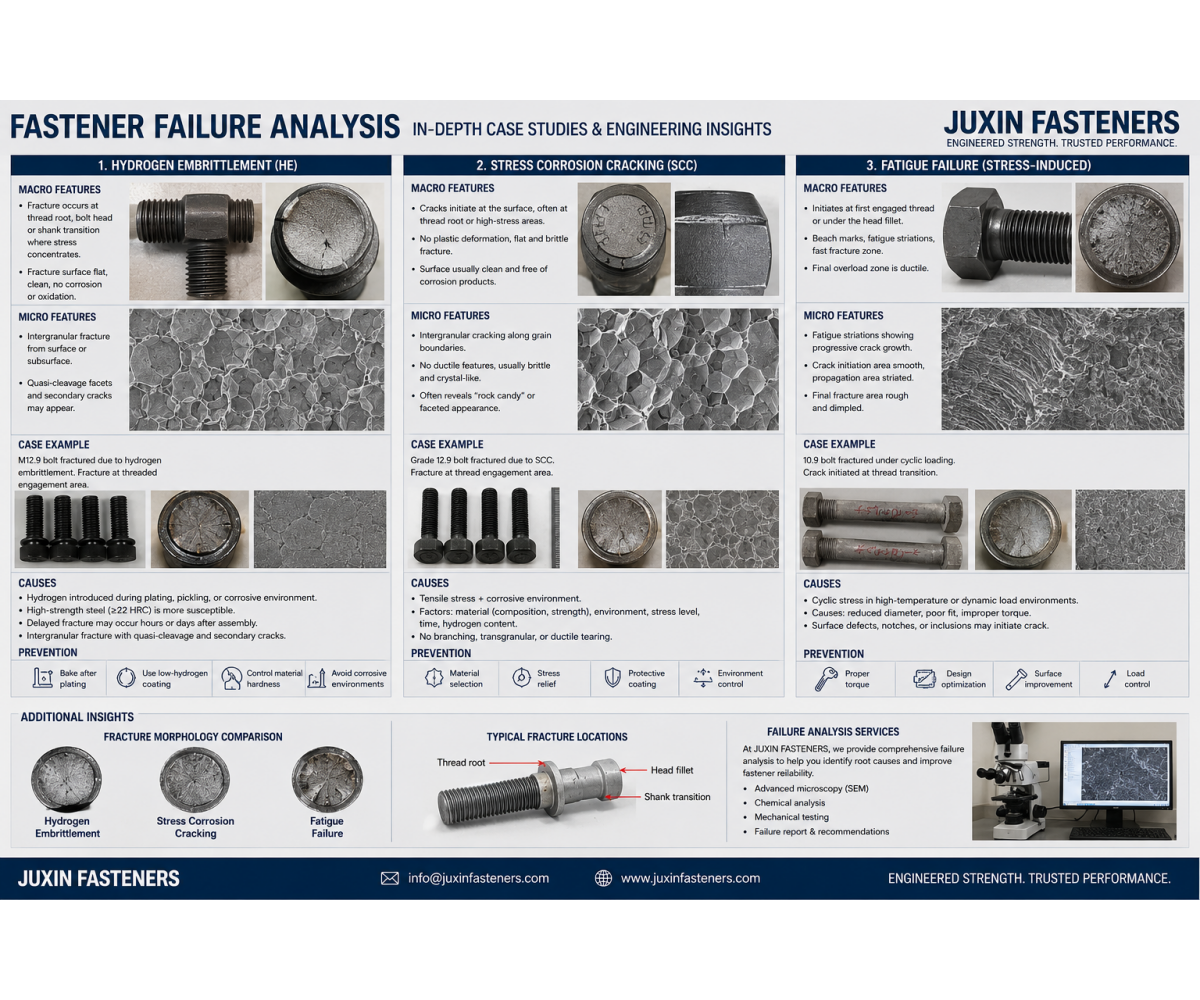 Why Do Fasteners Fail? Common Bolt Failure Modes and Engineering Solutions Why Do Fasteners Fail? Common Bolt Failure Modes and Engineering Solutions