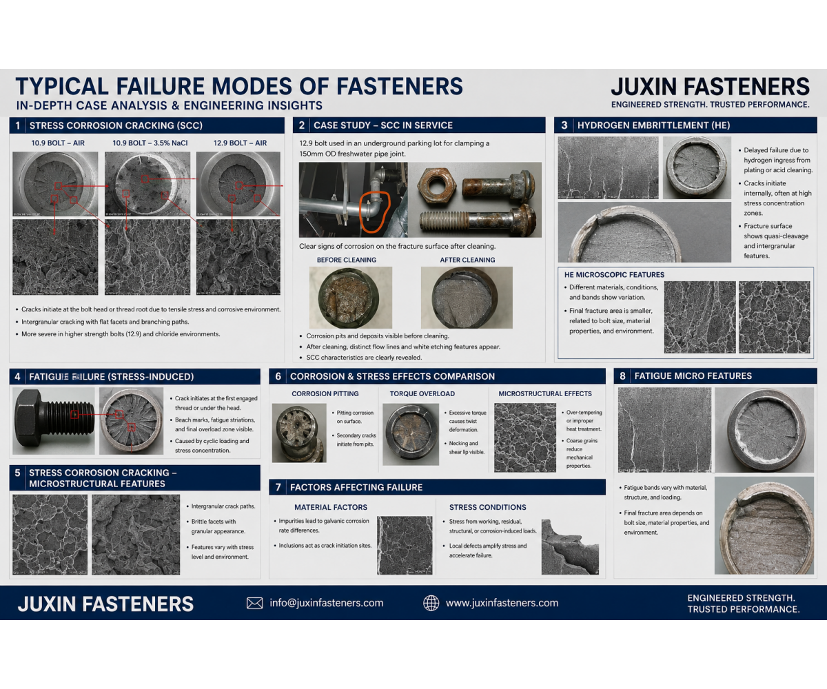 Why Do Fasteners Fail? Common Bolt Failure Modes and Engineering Solutions Why Do Fasteners Fail? Common Bolt Failure Modes and Engineering Solutions