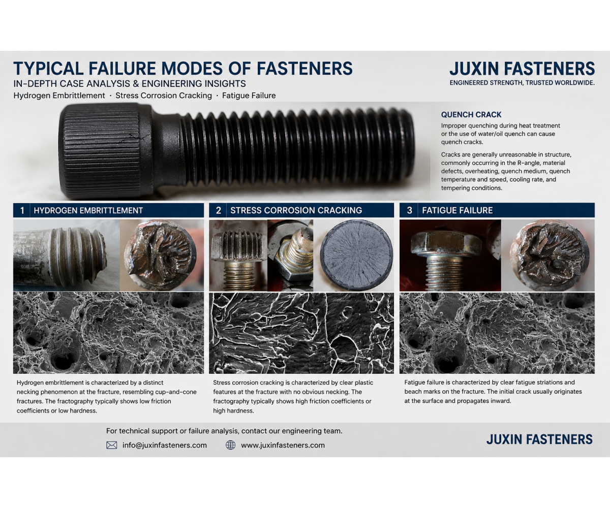 Why Do Fasteners Fail? Common Bolt Failure Modes and Engineering Solutions Why Do Fasteners Fail? Common Bolt Failure Modes and Engineering Solutions
