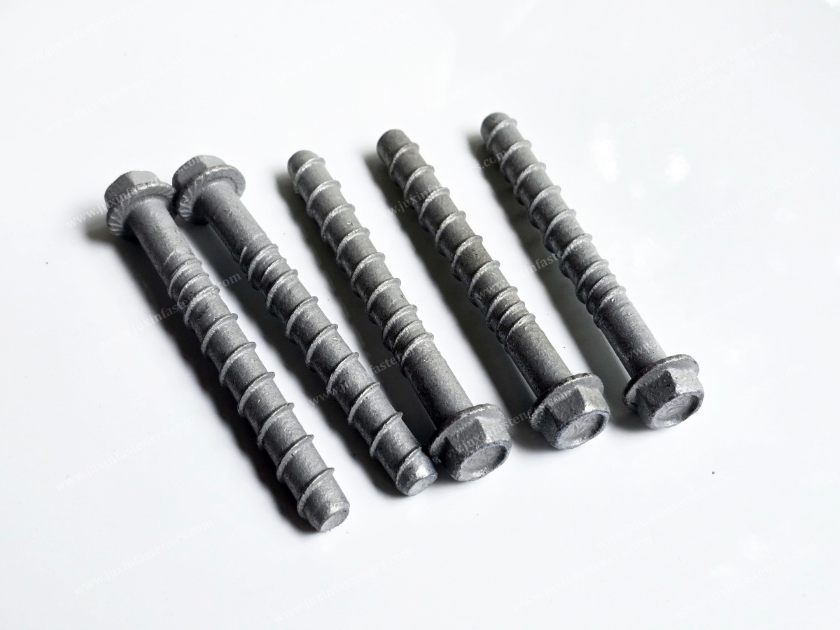 Heavy-Duty Hex Head Tapping Screws for Masonry and Concrete