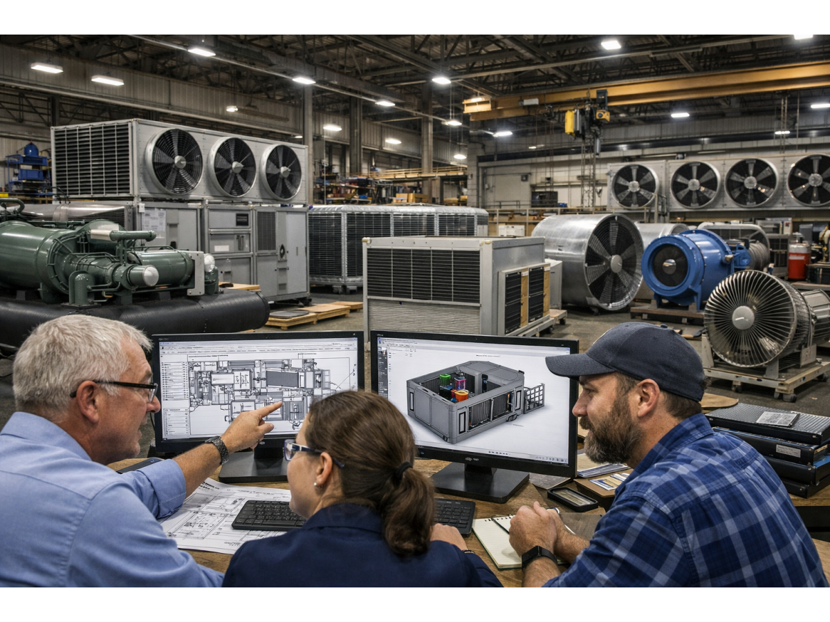 Aluminum CNC Machining for HVAC Equipment