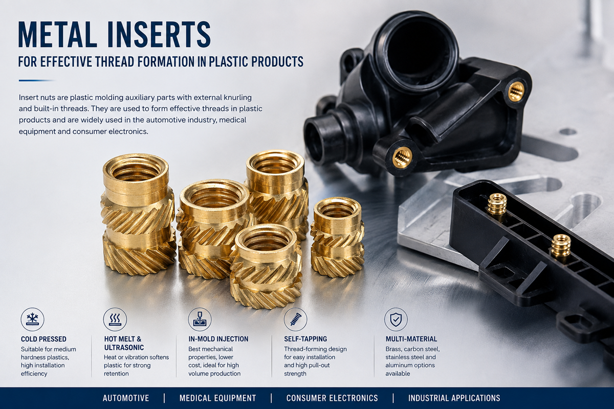 Threaded Inserts for Plastic: Industrial Design