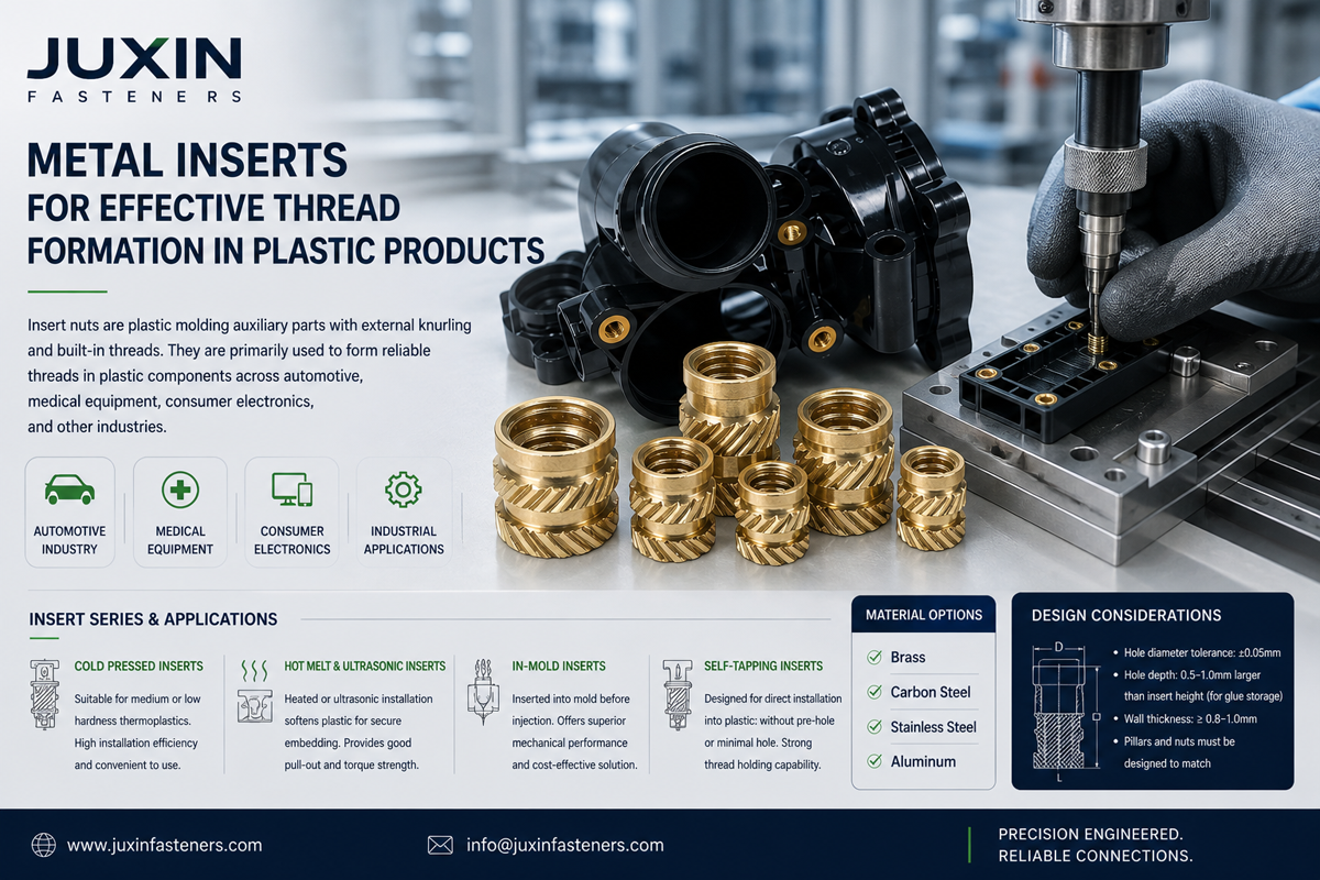 Heat Staking Inserts for Plastic: Design