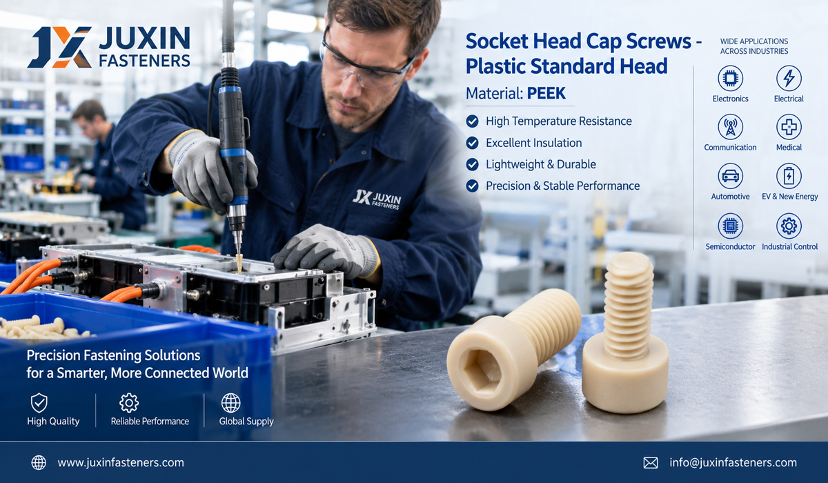 Custom Plastic Machine Screws Custom Plastic Machine Screws