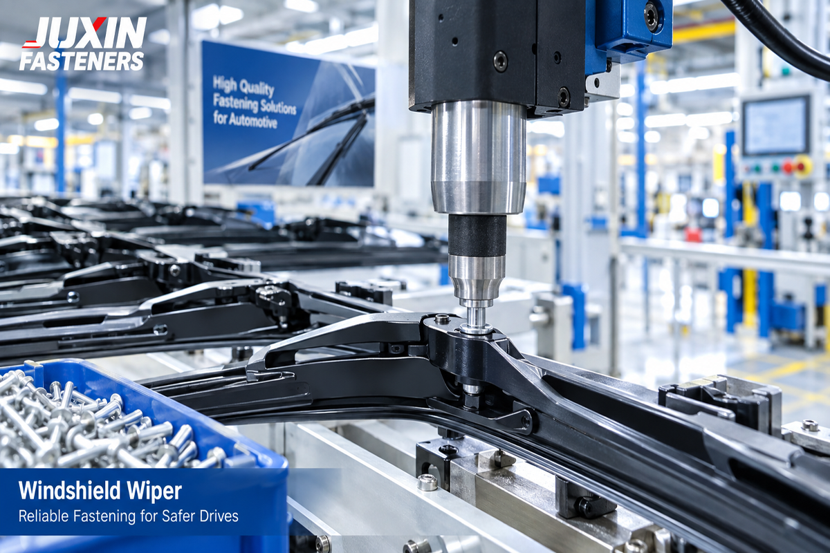 Automotive Wiper Systems: Fastening Engineering, Stainless Steel Rivets Automotive Wiper Systems: Fastening Engineering, Stainless Steel Rivets