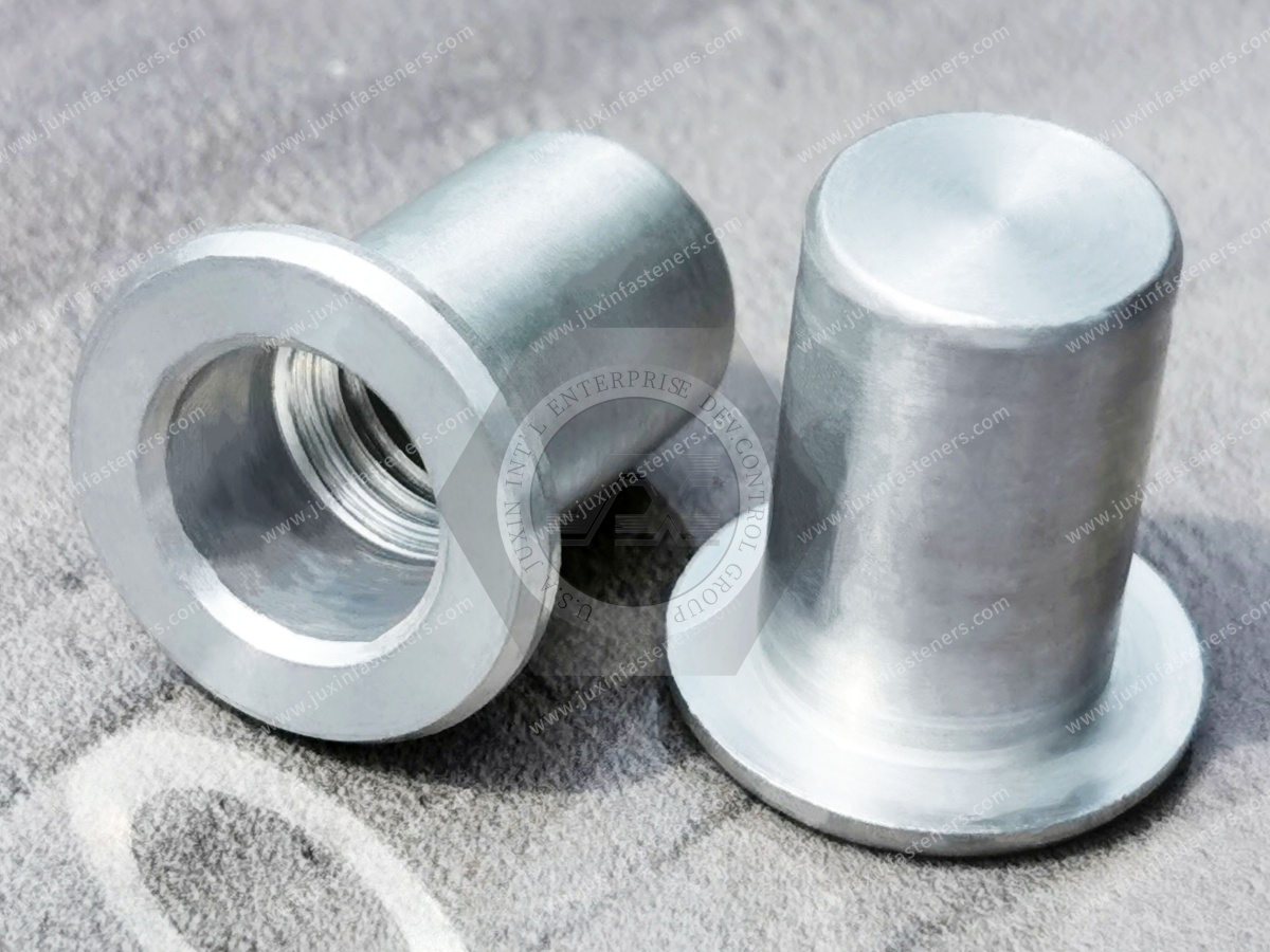 Aluminum Closed End Blind Rivet Nuts | Lightweight Sealed Threaded Inserts for Thin Sheet Metal